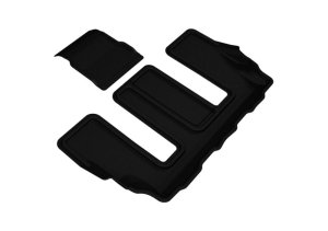 GMC Acadia Floor Mats - 3rd Row - 3D MAXpider - Kagu Series - Black - `17-`20